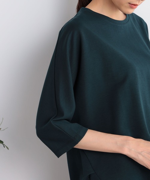 GALLORIA（ギャローリア）の「ドルマンプルオーバー（Tシャツ/カットソー・レディース・マスタード/グリーン/チャコールグレー・M/L/S/LL）」の11枚目の写真