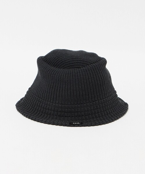 RACAL（ラカル）の「＜Racal＞ニット バケット ハット（ハット・メンズ・ブラック/ダークグレー・FREE）」の7枚目の写真
