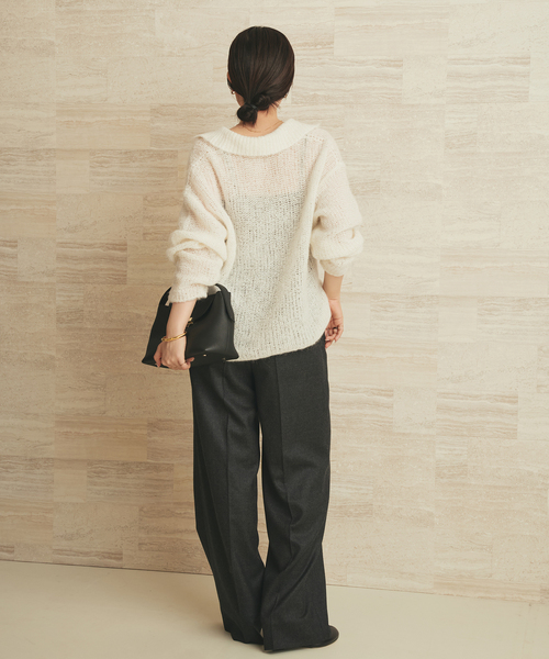 ALPACA MIX BUTTON ニット（ニット/セーター）｜Plage