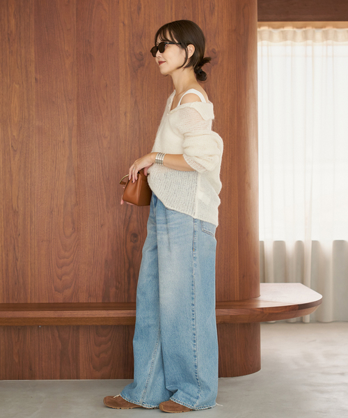 Plage アルパカMix STRING ニット アルパカMix STRING ニット（ニット/セーター）｜Plage（プラージュ