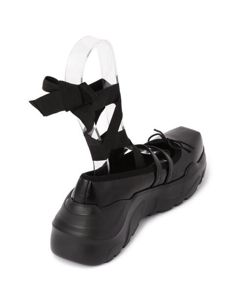 AKIKOAOKI(アキコアオキ)の「AKIKOAOKI /アキコアオキ/別注Giselle BLACK(バレエシューズ・レディース・ブラック・35/36/37/38/39)」の18枚目の写真