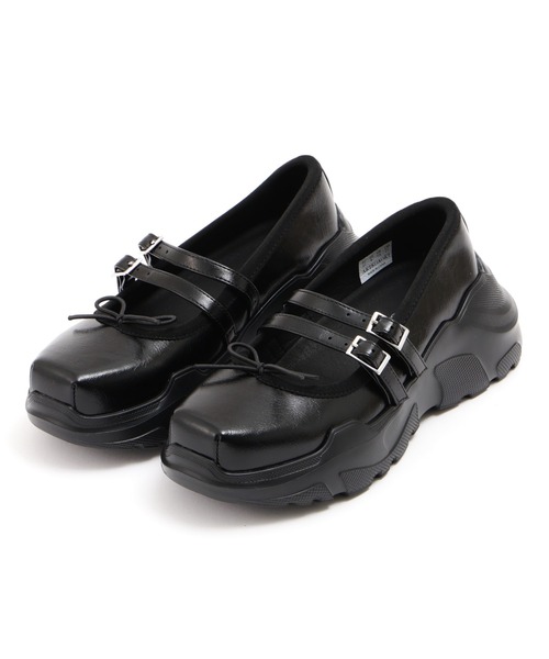 AKIKOAOKI(アキコアオキ)の「AKIKOAOKI /アキコアオキ/別注Giselle BLACK(バレエシューズ・レディース・ブラック・35/36/37/38/39)」の4枚目の写真