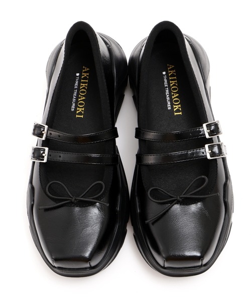 AKIKOAOKI(アキコアオキ)の「AKIKOAOKI /アキコアオキ/別注Giselle BLACK(バレエシューズ・レディース・ブラック・35/36/37/38/39)」の10枚目の写真