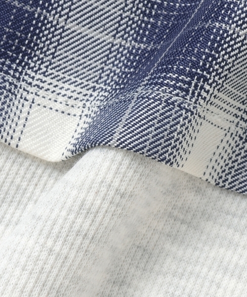 LOVETOXIC(ラブトキシック)の「【LTXC】インナーつきチェックシャツ(アンサンブル・キッズ・ブラック/エンジ/ネイビー・S:140cm/130cm/L:160cm/M:150cm)」の8枚目の写真