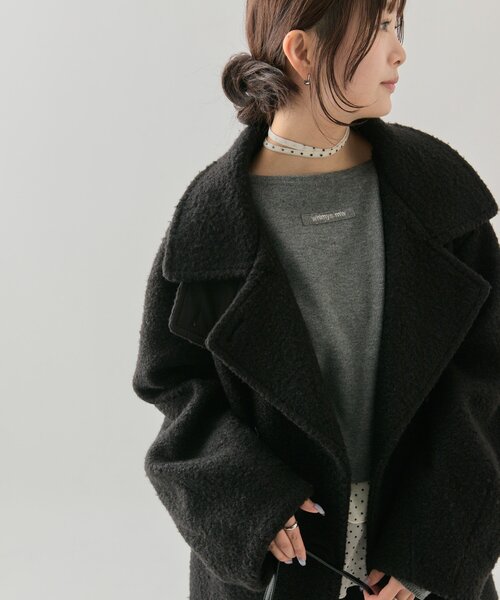 mystic ミスティック　シャギーミドルコート WEB限定】シャギーミドルコート | mystic(ミスティック