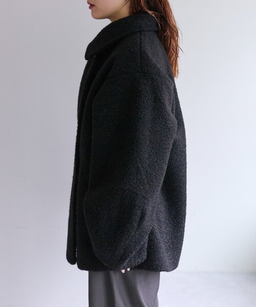 25AWシャギーミドルコート（その他アウター）｜mystic