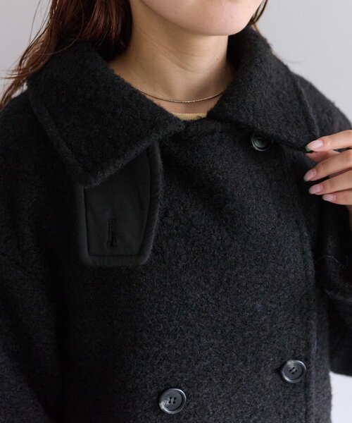 25AWシャギーミドルコート（その他アウター）｜mystic