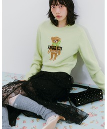 【LILY BROWN ×ANNA SUI】バタフライLily Bearニット