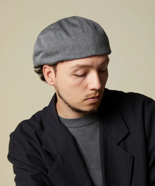 CPH（シーピーエイチ）の「CPH/シーピーエイチ/510TC TWILL CASQUETTE（キャスケット・メンズ・ブラック/グレー・F）」の2枚目の写真