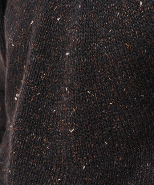 EDIFICE（エディフィス）の「E. アルパカ ネップ ハンドニット（ニット/セーター・メンズ・オートミール/グレー/ブラック・LARGE/MEDIUM）」の4枚目の写真