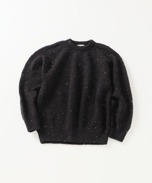 EDIFICE（エディフィス）の「E. アルパカ ネップ ハンドニット（ニット/セーター・メンズ・オートミール/グレー/ブラック・LARGE/MEDIUM）」の16枚目の写真