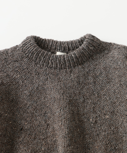 EDIFICE（エディフィス）の「E. アルパカ ネップ ハンドニット（ニット/セーター・メンズ・オートミール/グレー/ブラック・LARGE/MEDIUM）」の19枚目の写真