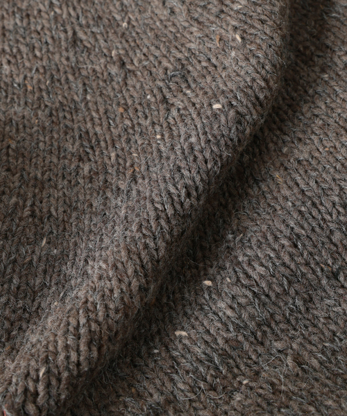 EDIFICE（エディフィス）の「E. アルパカ ネップ ハンドニット（ニット/セーター・メンズ・オートミール/グレー/ブラック・LARGE/MEDIUM）」の22枚目の写真