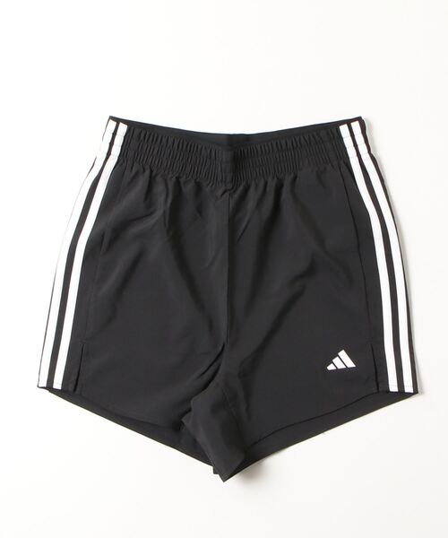 adidas(アディダス)の「アディダス adidas スリーストライプス ハイライズショーツ(その他パンツ・レディース・ブラック・M/L/S)」の1枚目の写真