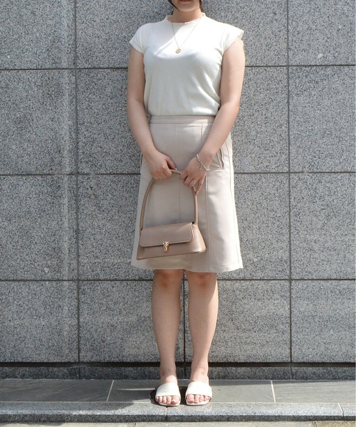 spiritoso(スピリトーゾ)の「【spiritoso】切替えデザインミニスカート(スカート・レディース・アイボリー・SMALL/MEDIUM)」の3枚目の写真