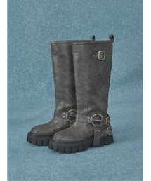 Darich | ハーネスレザーロングブーツ(ブーツ)