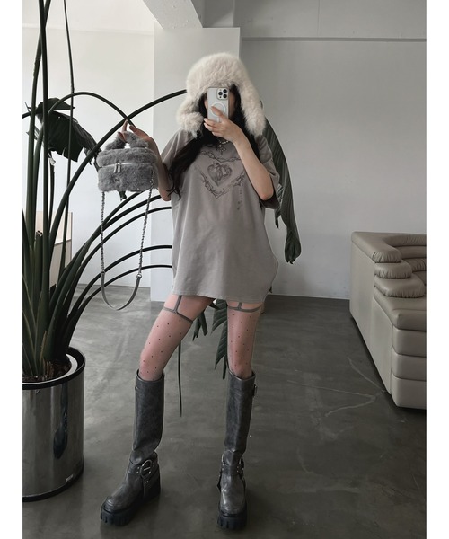 Darich（ダーリッチ）の「ハーネスレザーロングブーツ（ブーツ・レディース・ブラウン/ブラック・XL/L/M/S/XS）」の18枚目の写真