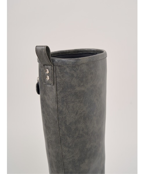 Darich（ダーリッチ）の「ハーネスレザーロングブーツ（ブーツ・レディース・ブラウン/ブラック・XL/L/M/S/XS）」の14枚目の写真