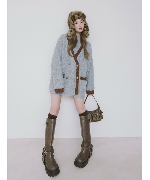Darich（ダーリッチ）の「ハーネスレザーロングブーツ（ブーツ・レディース・ブラウン/ブラック・XL/L/M/S/XS）」の11枚目の写真