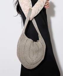 cache cache（カシュ カシュ）の「【cache cache】ラメ糸セミショルダー（ショルダーバッグ）」