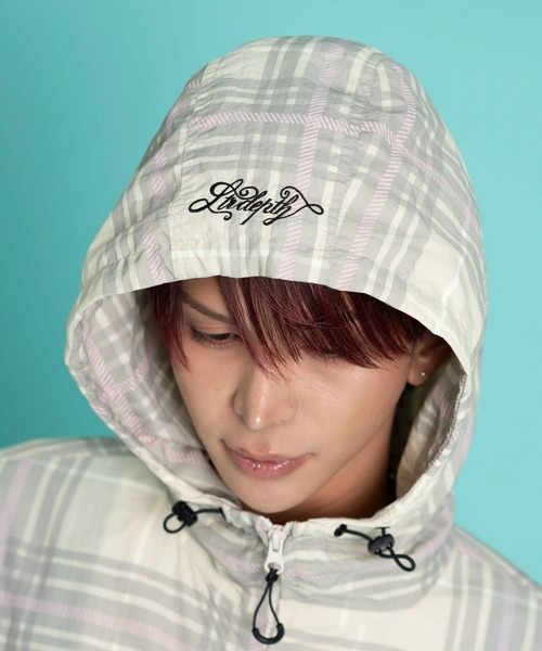 LTR DEPTH（レイターデプス）の「LTR DEPTH/チェックロゴフードブルゾン（ブルゾン・メンズ・ブラック系その他/ピンク系その他・MEDIUM/LARGE）」の19枚目の写真