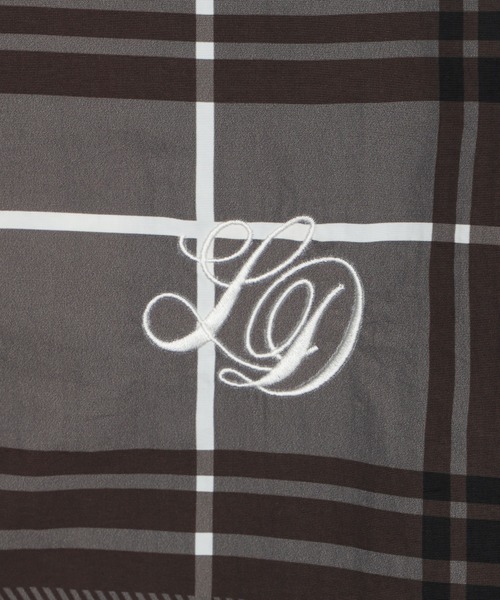 LTR DEPTH（レイターデプス）の「LTR DEPTH/チェックロゴフードブルゾン（ブルゾン・メンズ・ブラック系その他/ピンク系その他・MEDIUM/LARGE）」の5枚目の写真