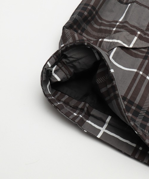 LTR DEPTH（レイターデプス）の「LTR DEPTH/チェックロゴフードブルゾン（ブルゾン・メンズ・ブラック系その他/ピンク系その他・MEDIUM/LARGE）」の8枚目の写真