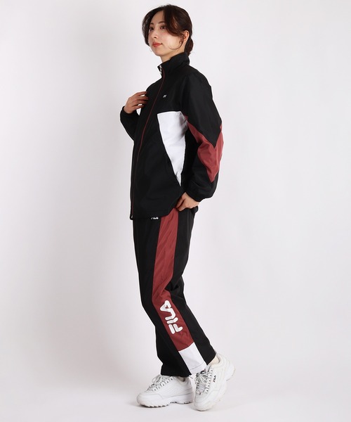 セール】FILA レディース 裏トリコット 起毛 トラックジャケット