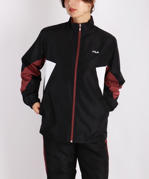 セール】FILA レディース 裏トリコット 起毛 トラックジャケット