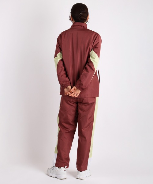 FILA レディース 裏トリコット 起毛 トラックジャケット & パンツ 上下