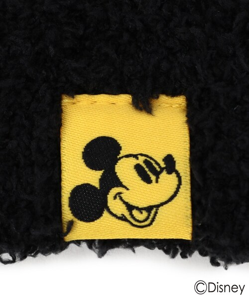 SHOO・LA・RUE（シューラルー）の「【DISNEY】耳付きニット帽子（ニットキャップ/ビーニー・キッズ・レッド系1/ブラック・00）」の6枚目の写真
