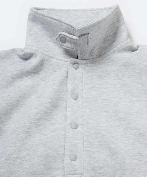 URBAN RESEARCH(アーバンリサーチ)の「DAIWA PIER39 TECH SWEAT SNAP PULLOVER(スウェット・メンズ・ブラック/パープル/カーキ/ライトグレー・SMALL/MEDIUM/LARGE/X-LARGE)」の13枚目の写真