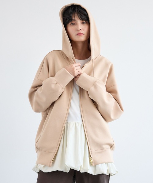 BARNYARDSTORM(バンヤードストーム)の「BARNYARDSTORM / ダンボールパーカー / マシンウォッシャブル【WEB限定】(パーカー・レディース・グレー/キャメル/チャコール・FREE)」の8枚目の写真