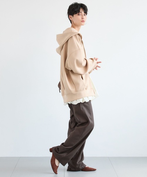 BARNYARDSTORM(バンヤードストーム)の「BARNYARDSTORM / ダンボールパーカー / マシンウォッシャブル【WEB限定】(パーカー・レディース・グレー/キャメル/チャコール・FREE)」の12枚目の写真