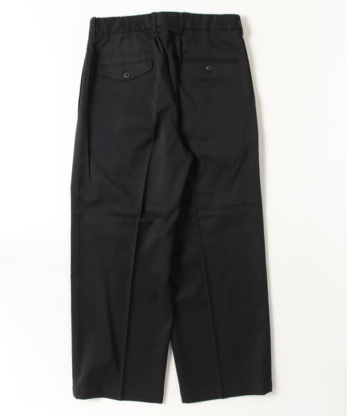 yoko sakamoto(ヨーコサカモト)の「【YOKO SAKAMOTO】 DOUBLE PLEATED TROUSERS(スラックス・メンズ・ブラック・SMALL/MEDIUM/LARGE)」の2枚目の写真