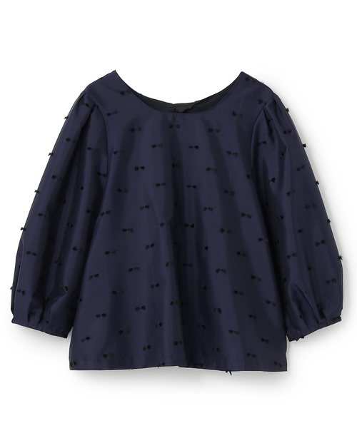 petit main LIEN（プティマインリアン）の「【親子リンク】前後2WAYプルオーバー（シャツ/ブラウス・レディース・ライトベージュ/カラフル/ネイビー・F）」の12枚目の写真