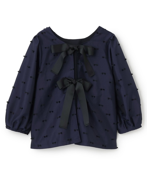 petit main LIEN（プティマインリアン）の「【親子リンク】前後2WAYプルオーバー（シャツ/ブラウス・レディース・ライトベージュ/カラフル/ネイビー・F）」の16枚目の写真