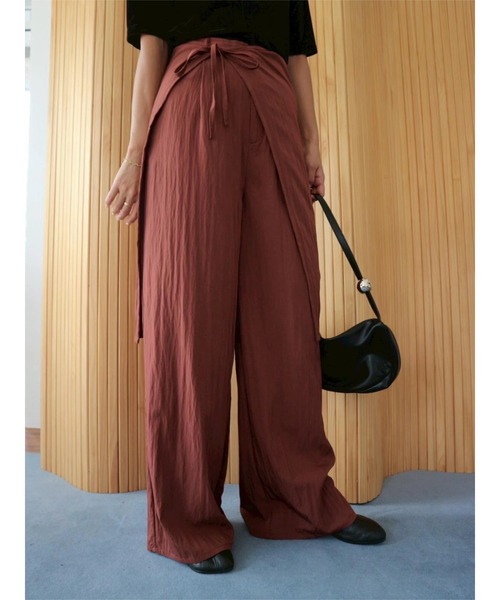 TRUNC（トランクエイティーエイト）の「Rayon Layered Skirt pants（その他パンツ・レディース・ブラウン/ブラック・FREE）」の16枚目の写真