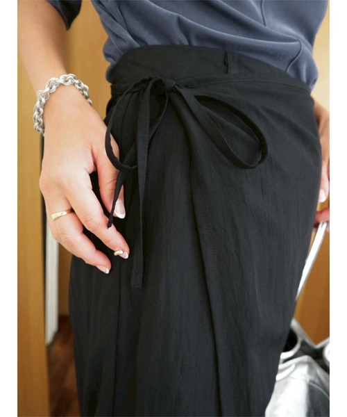 TRUNC（トランクエイティーエイト）の「Rayon Layered Skirt pants（その他パンツ・レディース・ブラウン/ブラック・FREE）」の11枚目の写真