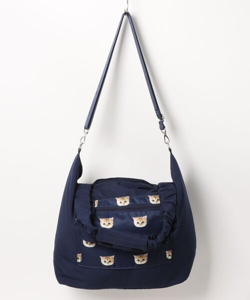 PAUL & JOE ACCESSOIRES(ポールアンドジョーアクセソワ)の「ポール & ジョー アクセソワ トラベルトート <ヌネット>(トートバッグ・レディース・ピンク/ネイビー/グレー・FREE)」の19枚目の写真