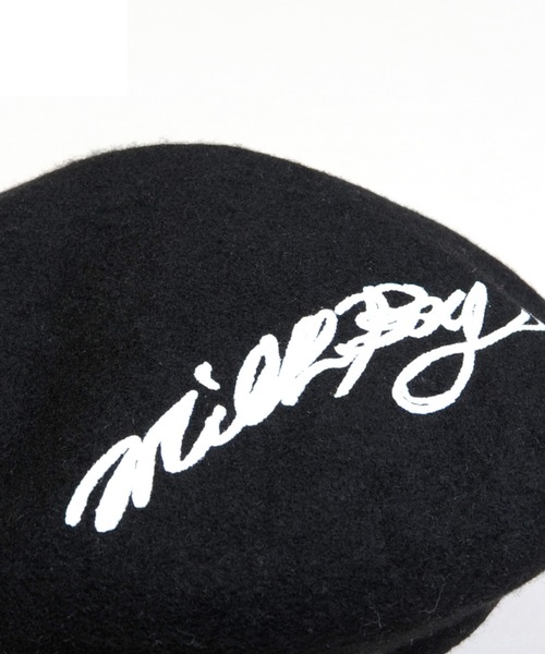 MILKBOY(ミルクボーイ)の「LOGO ベレー(ハンチング/ベレー帽・メンズ・A/B・FREE)」の11枚目の写真