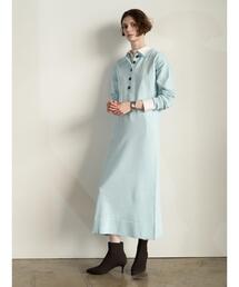 Te chichi | ニットポロワンピース《2025Autumn catalog vol.2 item》(ワンピース)