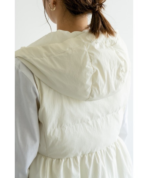 M.deux(エムドゥ)の「タフタペプラムベスト(ベスト・レディース・ブラック・MEDIUM)」の10枚目の写真