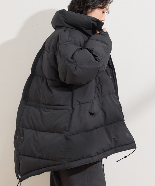 STAMMBAUM（シュタンバーム）の「別注【STAMMBAUM】*LESSAGEダウンコート（ダウンジャケット/コート・レディース・チャコールグレー/ブラック・FREE）」の7枚目の写真