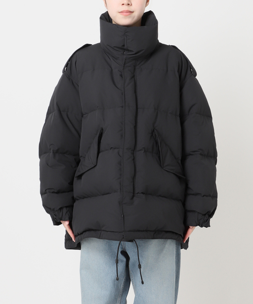 STAMMBAUM（シュタンバーム）の「別注【STAMMBAUM】*LESSAGEダウンコート（ダウンジャケット/コート・レディース・チャコールグレー/ブラック・FREE）」の13枚目の写真