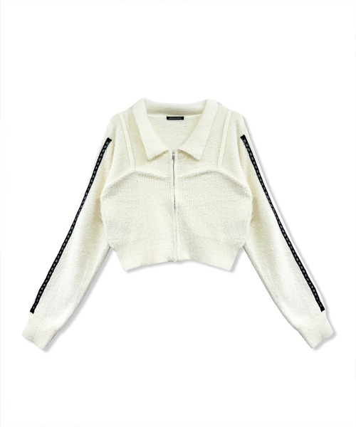 ANDGEEBEE（アンジービー）の「レースビスチェニット（ニット/セーター・レディース・アイボリー/ブラック・FREE）」の9枚目の写真