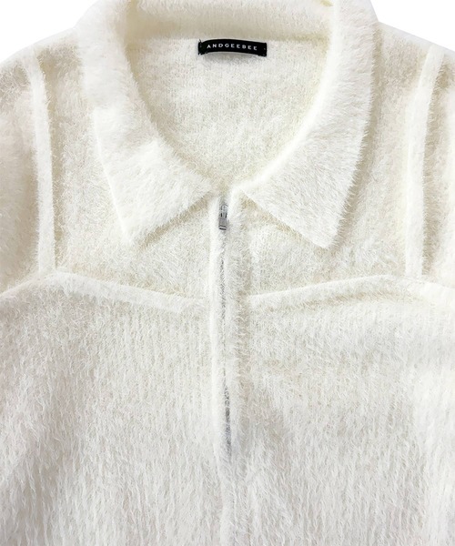 ANDGEEBEE（アンジービー）の「レースビスチェニット（ニット/セーター・レディース・アイボリー/ブラック・FREE）」の11枚目の写真