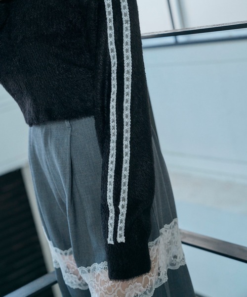 ANDGEEBEE（アンジービー）の「レースビスチェニット（ニット/セーター・レディース・アイボリー/ブラック・FREE）」の16枚目の写真