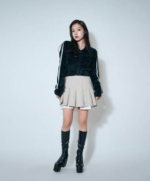 ANDGEEBEE（アンジービー）の「レースビスチェニット（ニット/セーター・レディース・アイボリー/ブラック・FREE）」の22枚目の写真