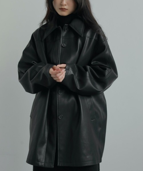 anuke（アンヌーク）の「anuke Ecoleather Over Jacket（その他